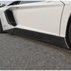 Novitec Style Dry Carbon Fiber Side Skirt For Lamborghini Aventador LP700 2011-2015