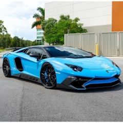 Novitec Style Dry Carbon Fiber Side Skirt For Lamborghini Aventador LP700 2011-2015