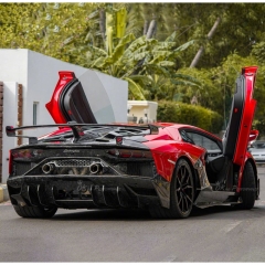 SVJ-Style Forged Dry Carbon Fiber With Portion Primer Body Kit For Lamborghini Aventador & S & SV & SVJ LP700 LP740 LP750 LP770 2011-2021
