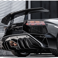 LP750 SV Style Dry Carbon Fiber with Portion Primer Body Kit For Lamborghini Aventador & S & SV LP700 LP740 LP750 2011-2021