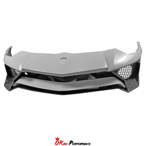 SV Style Dry Forged Carbon Fiber With Portion Primer Front Bumper For Lamborghini Aventador & S & SV LP700 LP740 LP750 2011-2021