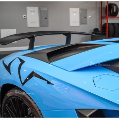 SV Style Dry Carbon Fiber Rear Engine Side Vent For Lamborghini Aventador LP700 2011-2015