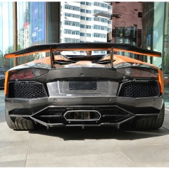 DMC Style Dry Carbon Fiber Rear Diffuser For Lamborghini Aventador LP700 2011-2015