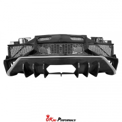 SV Style Dry Carbon Fiber Rear Bumper For Lamborghini Aventador & S & SV LP700 LP740 LP750 2011-2021