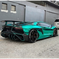 SV Style Dry Carbon Fiber Rear Bumper For Lamborghini Aventador & S & SV LP700 LP740 LP750 2011-2021
