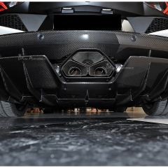 OEM Style Dry Carbon Fiber Rear Diffuser For Lamborghini Aventador S LP740 2016-2021