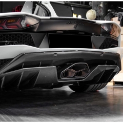 OEM Style Dry Carbon Fiber Rear Diffuser For Lamborghini Aventador S LP740 2016-2021