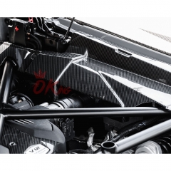 Dry Carbon Fiber Engine Bay Panel Set For Lamborghini Aventador LP700 Coupe 2011-2015