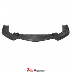 OEM Style Dry Carbon Fiber Front Lip For Lamborghini Aventador S LP740 2016-2021