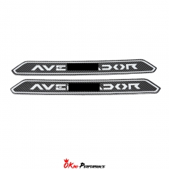 SVJ Style Dry Carbon Fiber Door Sills For Lamborghini Aventador LP700 2011-2015
