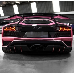 LP750 SV Style Dry Carbon Fiber Rear Spoiler Trunk Base Lid For Lamborghini Aventador LP700 2011-2015