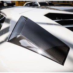 OEM Style Dry Carbon Fiber Rear Engine Side Vents Air Scoop For Lamborghini Aventador S LP740 2016-2021