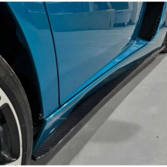 OEM Style Dry Carbon Fiber Side Skirts For Lamborghini Aventador S LP740 2016-2021
