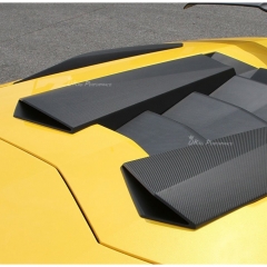 Novitec Style Dry Carbon Fiber Rear Engine Cover Side Air Scoops For Lamborghini Aventador & S LP700 LP740 2011-2021