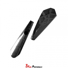 1016 Style Dry Carbon Fiber Roof Vent Air Scoops For Lamborghini Aventador SVJ LP770 2018-2021