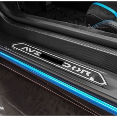 SVJ Style Dry Carbon Fiber Door Sills For Lamborghini Aventador LP700 2011-2015