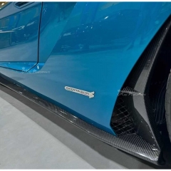 OEM Style Dry Carbon Fiber Side Skirts For Lamborghini Aventador S LP740 2016-2021