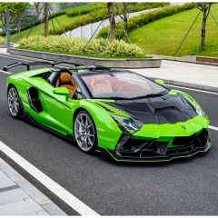 CMST Style Dry Carbon Fiber Side Rear Vents Trim For Lamborghini Aventador LP700 2011-2015