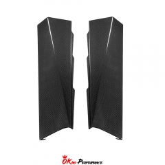 Novitec Style Dry Carbon Fiber Rear Engine Cover Side Air Scoops For Lamborghini Aventador & S LP700 LP740 2011-2021