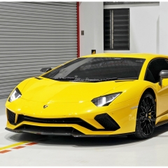 OEM Style Dry Carbon Fiber Front Lip For Lamborghini Aventador S LP740 2016-2021