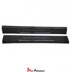 Dry Carbon Fiber Door Sills For Lamborghini Aventador & S LP700 LP740 2011-2021