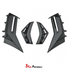 CMST Style Dry Carbon Fiber Side Rear Vents Trim For Lamborghini Aventador LP700 2011-2015