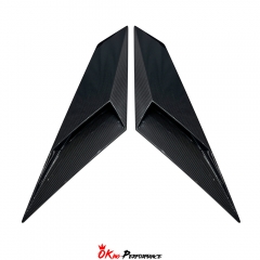 OEM Style Dry Carbon Fiber Rear Engine Side Vents Air Scoop For Lamborghini Aventador S LP740 2016-2021