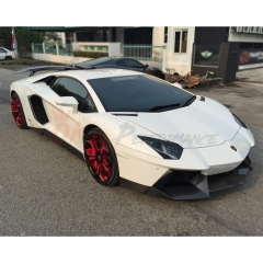 Novitec Style Dry Carbon Fiber Front Side Splitter For Lamborghini Aventador LP700 2011-2015