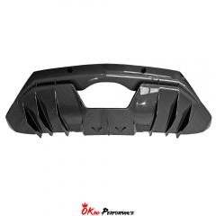OEM Style Dry Carbon Fiber Rear Diffuser For Lamborghini Aventador S LP740 2016-2021