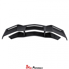 CMST Style Dry Carbon Fiber Rear Spoiler Wing With Base Lid For Lamborghini Aventador LP700 2011-2015