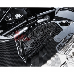 Dry Carbon Fiber Engine Bay Panel Set For Lamborghini Aventador LP700 Coupe 2011-2015