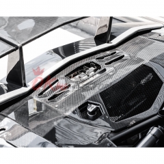 Dry Carbon Fiber Engine Bay Panel Set For Lamborghini Aventador LP700 Coupe 2011-2015
