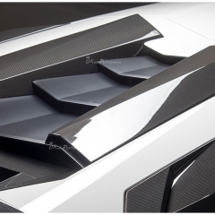 Novitec Style Dry Carbon Fiber Rear Engine Cover Side Air Scoops For Lamborghini Aventador & S LP700 LP740 2011-2021
