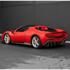 Novitec Style Dry Carbon Fiber Rear Diffuser For Ferrari 296 GTB & GTS 2021-2025