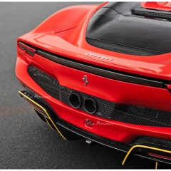 Novitec Style Dry Carbon Fiber Rear Spoiler Lower Lid For Ferrari 296 GTB & GTS 2021-2025
