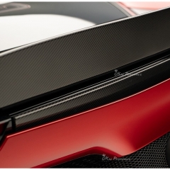 Novitec Style Dry Carbon Fiber Rear Spoiler Lower Lid For Ferrari 296 GTB & GTS 2021-2025
