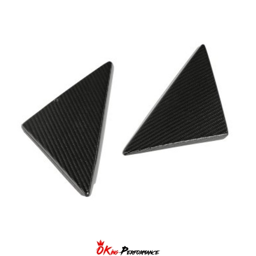 Novitec Style Dry Carbon Fiber Side Windows Triangle Cover For Ferrari 296 GTB & GTS 2021-2025