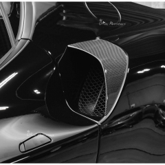 Novitec Style Dry Carbon Fiber Rear Side Air Vents Trim For Ferrari 296 GTB & GTS 2021-2025