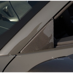 Novitec Style Dry Carbon Fiber Side Windows Triangle Cover For Ferrari 296 GTB & GTS 2021-2025
