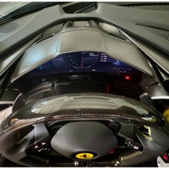 Dry Carbon Fiber Interiors Kits Cluster Mounting Panel (Replacement) For Ferrari 296 GTB & GTS 2021-2025