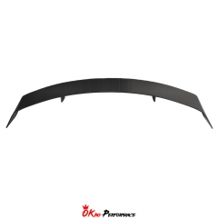 Mansory Style Dry Carbon Fiber Rear Spoiler GT Wing For Bentley Continental GT 2018-2024