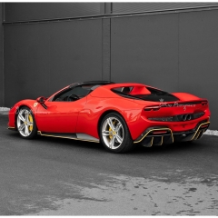 Novitec Style Dry Carbon Fiber Side Skirts For Ferrari 296 GTB & GTS 2021-2025