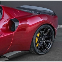 Novitec Style Dry Carbon Fiber Rear Side Air Vents Trim For Ferrari 296 GTB & GTS 2021-2025