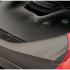 Novitec Style Dry Carbon Fiber Rear Lid Tail Section For Ferrari 296 GTB & GTS 2021-2025