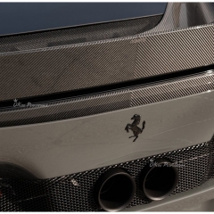 Novitec Style Dry Carbon Fiber Rear Spoiler Lower Lid For Ferrari 296 GTB & GTS 2021-2025