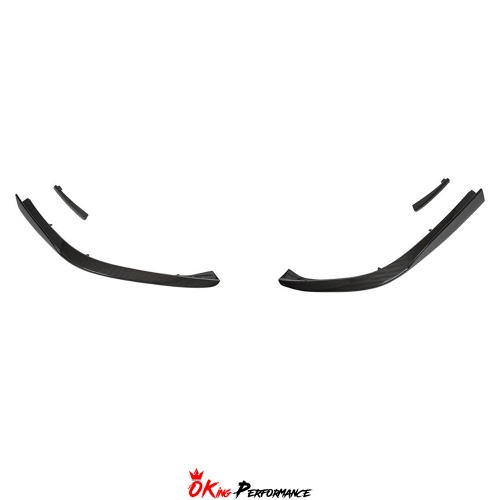 Novitec Style Dry Carbon Fiber Front Splitters Lip For Ferrari 296 GTB & GTS 2021-2025
