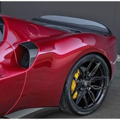 Novitec Style Dry Carbon Fiber Rear Trunk Spoiler Wing For Ferrari 296 GTB & GTS 2021-2025