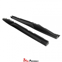 Novitec Style Dry Carbon Fiber Side Skirts For Ferrari 296 GTB & GTS 2021-2025
