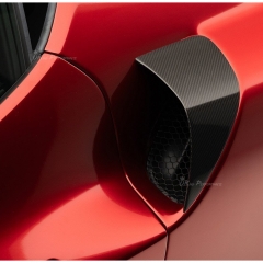 Novitec Style Dry Carbon Fiber Rear Side Air Vents Trim For Ferrari 296 GTB & GTS 2021-2025