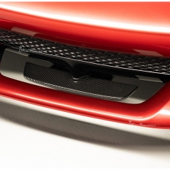 Dry Carbon Fiber Front Bumper Middle Inlet Trim For Ferrari 296 GTB & GTS 2021-2025